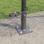 Preview: Zaunset Set aus 2 Grau Metall 25 x 1,5 m Langlebig