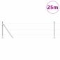Preview: Zaun Set 2er Set Verzinkter Stahl 25 m lang, 0,5 m hoch