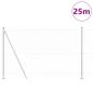 Preview: Zaun Set Set aus 2 Feuerverzinkter Stahl 25 x 1,5 m Langlebig