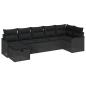 Preview: Gartensofa-set 7 Stk. Poly Rattan