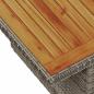 Preview: 6-teiliges Garten-Sofa-Set mit Kissen Grau Poly-Rattan, 2-Sitzer Garten-Sofa mit Stauraum & Kissen Grau Poly-Rattan