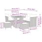 Preview: Gartensofa-set 8 pcs Schwarz Poly-Rattan