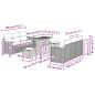 Preview: Garten-Sofa-Set 9 pcs Schwarz Poly-Rattan