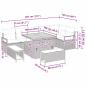 Preview: Garten-Sofa-Set mit Kissen 9 pcs Beige Poly Rattan