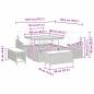 Preview: Gartensofa-set mit Kissen 8 pcs Schwarz Poly-Rattan