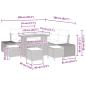Preview: 9-teiliges Garten Sofa Set mit Kissen Beige Poly Rattan Akazie, 2-Sitzer Garten Sofa mit Kissen Beige Poly Rattan, 4-teiliges Garten Esszimmer Set mit Kissen Beige Poly Rattan Akazie
