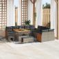 Preview: ARDEBO.de - Gartensofa-set 13 Stk. 13-Sitzanzahl Grau