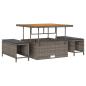 Preview: Gartensofa-set 13 Stk. 13-Sitzanzahl Grau