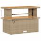 Preview: Gartensofa-set mit Kissen 9 pcs Beige und Hellgrau