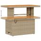 Preview: Gartensofa-set mit Kissen 12 pcs Beige und Hellgrau
