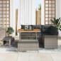Preview: Garten-Sofa-Set 8 stk. 7-Sitzanzahl Grau