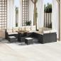 Preview: ARDEBO.de - Garten-Sofa-Set 13 Stk. 12-Sitzanzahl Schwarz
