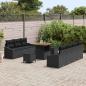 Preview: Garten-Sofa-Set 10 stk. 9-Sitzanzahl Schwarz