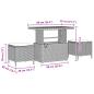Preview: Gartensofa-set 11 Stk. 9-Sitzanzahl Schwarz Poly-Rattan
