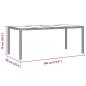 Preview: 9-teiliges Garten Essset Grau Poly Rattan, Stapelbare Gartenstühle mit Polstern 2 Stück Grau Poly Rattan