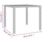 Preview: Garten Essgruppe 5 pcs Grau und Braun Poly-Rattan