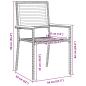 Preview: 9-teiliges Garten Esszimmer Set Grau Poly Rattan Akazie, Stapelbare Gartenstühle mit Kissen 2 Stk Grau Poly Rattan