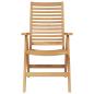 Preview: Gartenstühle Faltbar 8 pcs Massivholz Teak, Gartenstühle 2 pcs Massivholz Teak
