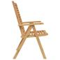 Preview: Gartenstühle Faltbar 8 pcs Massivholz Teak, Gartenstühle 2 pcs Massivholz Teak