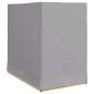 Preview: Doppelte Sonnenliege Grau 205 x 129 x 200 cm Poly-Rattan