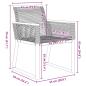 Preview: Garten Essgruppe 9 pcs Schwarz Poly-Rattan