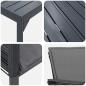 Preview: Garten Essgruppe 9 pcs Schwarz Poly-Rattan
