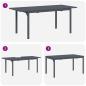 Preview: Garten Essgruppe 9 pcs Schwarz Poly-Rattan