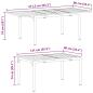 Preview: 10-teiliges Garten Essset mit Kissen Braunes Poly-Rattan, Ausziehbarer Gartentisch Anthrazit (140-210)x90x73 cm Stahl