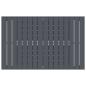 Preview: 10-teiliges Garten Essset mit Kissen Braunes Poly-Rattan, Ausziehbarer Gartentisch Anthrazit (140-210)x90x73 cm Stahl