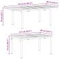 Preview: Garten Essgruppe 9 pcs Anthrazit Stahl