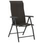 Preview: 5-teiliges Garten-Ess-Set Schwarz Poly-Rattan