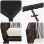 Preview: 7-teiliges Garten-Essgruppe Braun Poly Rattan