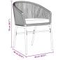 Preview: 7-teiliges Garten-Essgruppe Braun Poly Rattan
