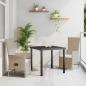 Preview: ARDEBO.de - 3-teiliges Garten-Dining-Set mit Kissen Beiges Poly-Rattan
