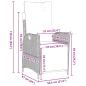 Preview: 7-teiliges Garten-Esszimmer-Set Beige Poly Rattan