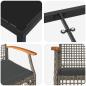 Preview: ARDEBO.de - 9-teiliges Gartenset mit Kissen Grau Poly-Rattan