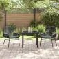 Preview: 3-teiliges Garten-Dining-Set mit Polstern Schwarz Poly-Rattan