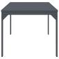 Preview: Ausziehtische 2 Stück Anthrazit 210x90x73 cm Stahl, Ausziehbarer Gartentisch Anthrazit (140-210)x90x73 cm Stahl