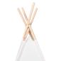 Preview: Kinder-Teepee Zelt mit Tasche Pfirsich & Spielbälle Haut Weiß