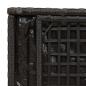 Preview: Außenlagerungskiste Schwarz und Creme Rattan, Polyester 80 cm