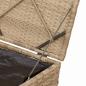 Preview: Außenlagerbox Beige Synthetisches Rattan Mittel Außenlagerbox