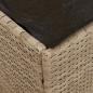 Preview: Außenlagerbox Beige Synthetisches Rattan Mittel Außenlagerbox