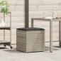 Preview: ARDEBO.de - Outdoor Speicherbox Hellgrau und Dunkelgrau Synthetisches Rattan