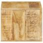 Preview: wandmontierter Nachttisch 40x30x25 cm Massivholz Rohes Mango