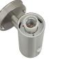 Preview: Außenwandleuchte mit Sensor Silber Edelstahl IP44