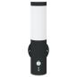 Preview: Außenwandleuchte mit Schwarz Edelstahl IP44 Sensor