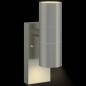 Preview: Außenwandleuchte Silber Edelstahl IP44