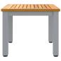 Preview: Garten Beistelltisch 45x45x38 cm Massiv Akazienholz