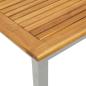 Preview: Garten Beistelltisch 45x45x38 cm Massiv Akazienholz