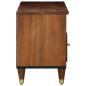Preview: TV-Schrank 100x33x46 cm aus massivem Mangoholz